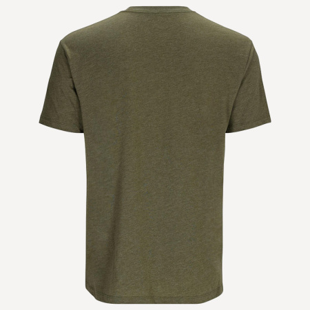 Футболка Simms Fly Patch T-Shirt (Мужской; XL; Military Heather)
